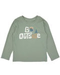 Go Outside Long Sleeve Tee - Sage