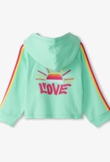 Sunny Days Raglan hoodie - Ice Green