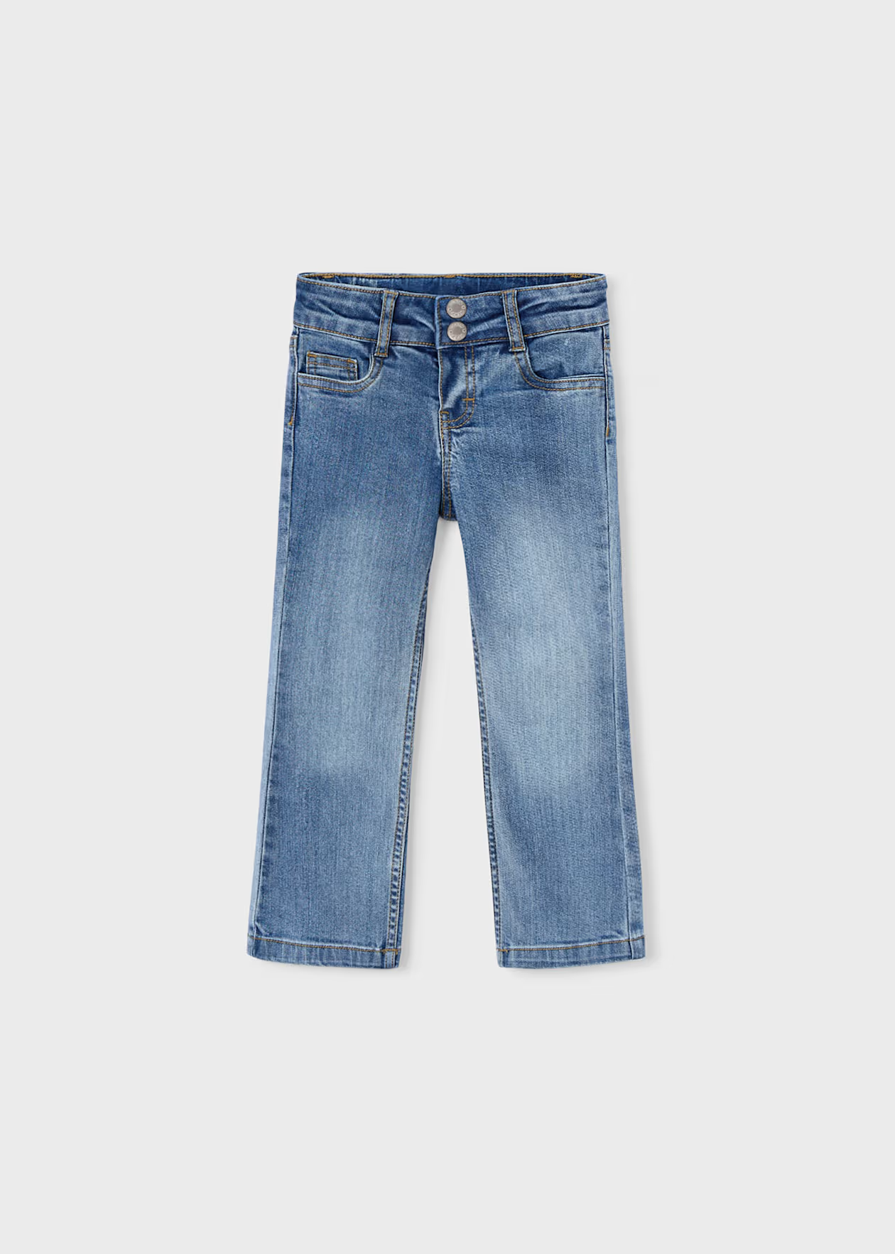 Mayoral Girl Flare Jeans Light Denim Little Sprout