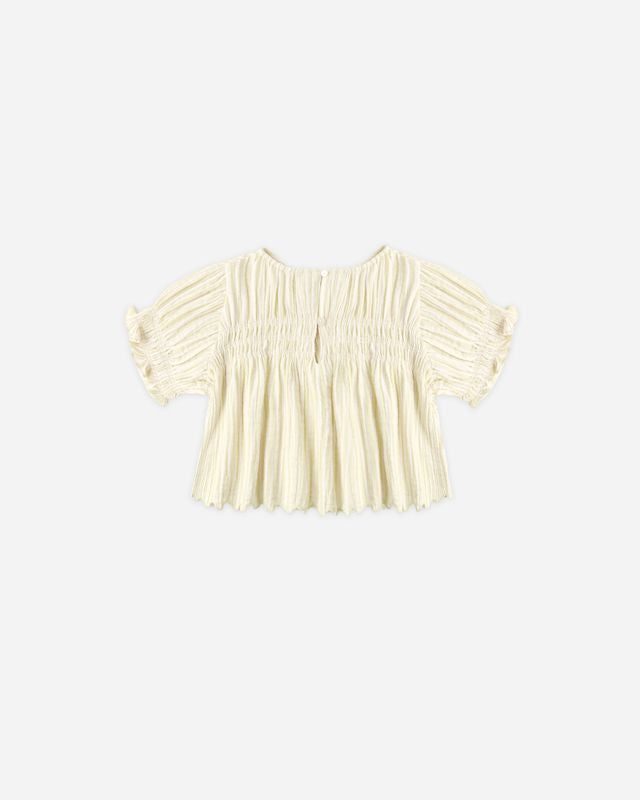 Colette Top - Citron Stripe