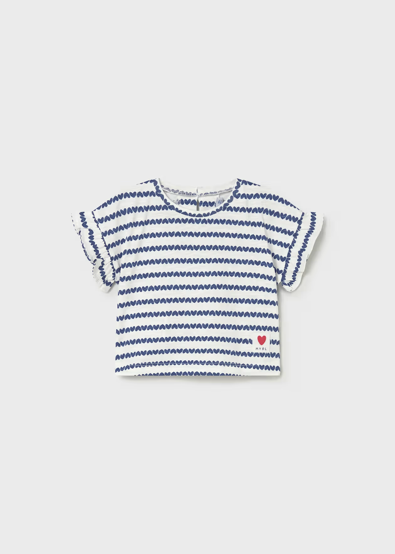 Mayoral Baby Girl Printed T Shirt Porcelain Little Sprout
