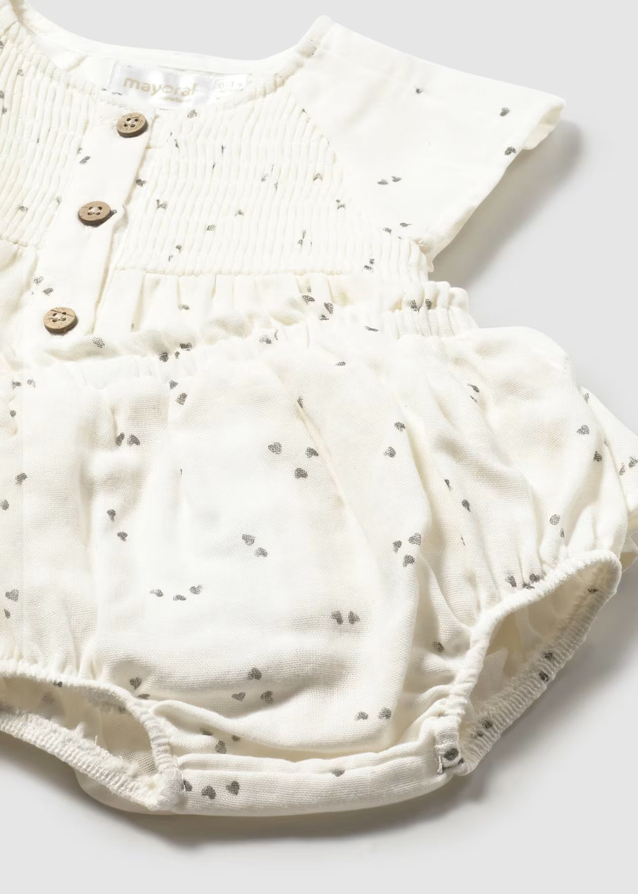 Newborn Girl Bloomers and Blouse Set - Ceramic