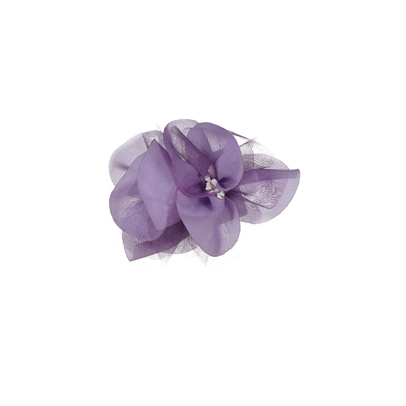 Flower Hair Clip - Lilac