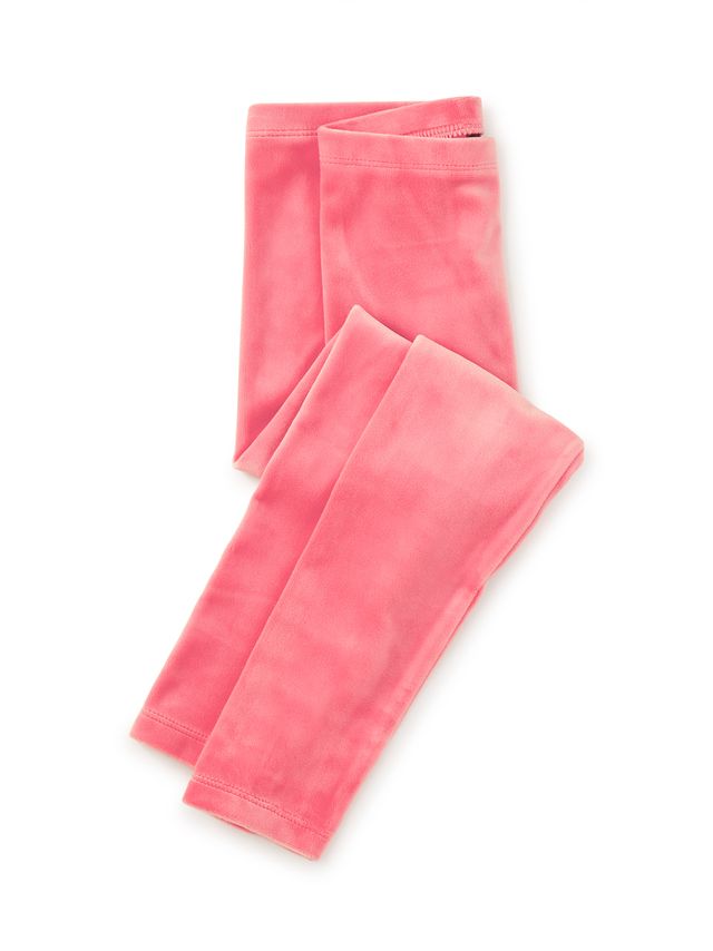 Tea Collection Velour Leggings Mauve Glow Little Sprout