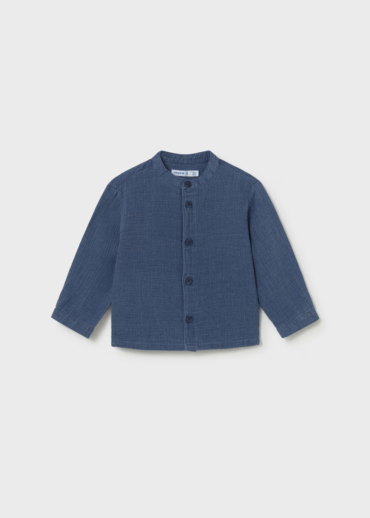 Mayoral Baby Denim Shirt Ocean Little Sprout
