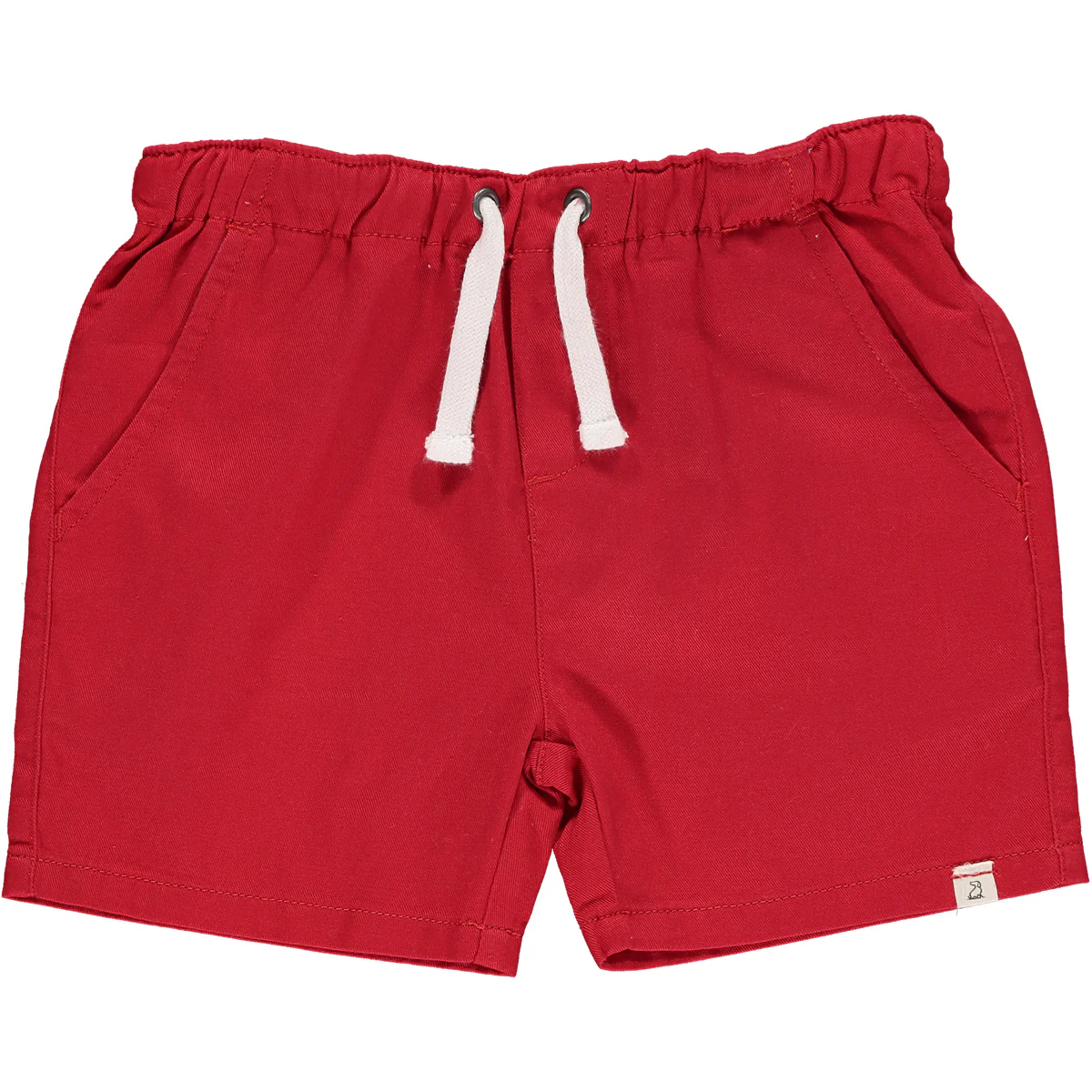 Me and Henry Hugo Twill Shorts Red Little Sprout