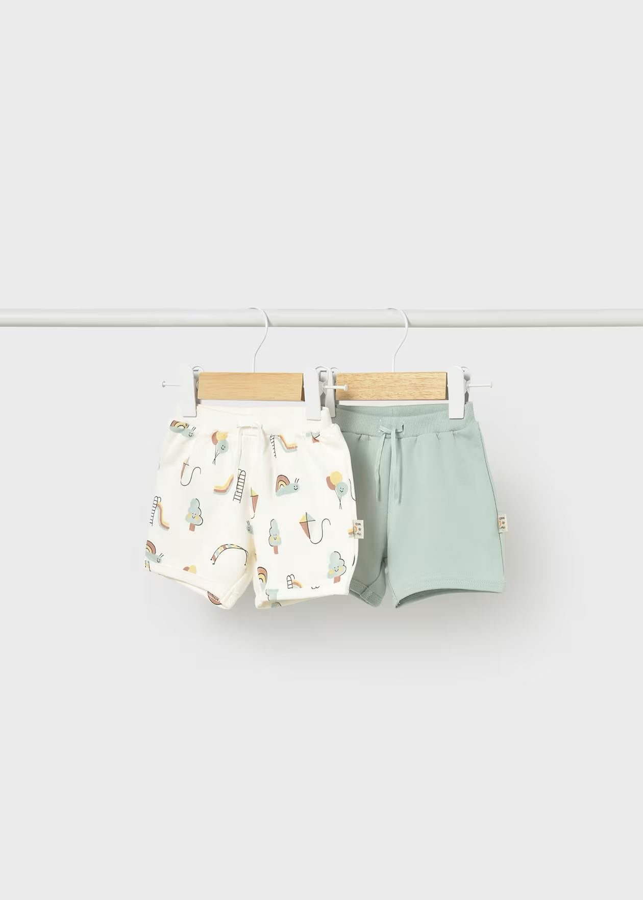 Newborn 2 Pack Shorts Set Mayoral Little Sprout