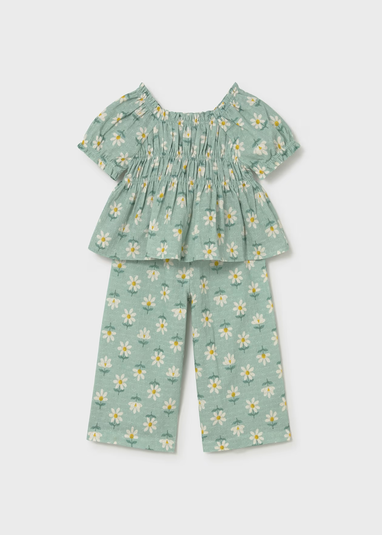 Baby 2 Piece Printed Blouse and Pant Set Lake Little Sprout