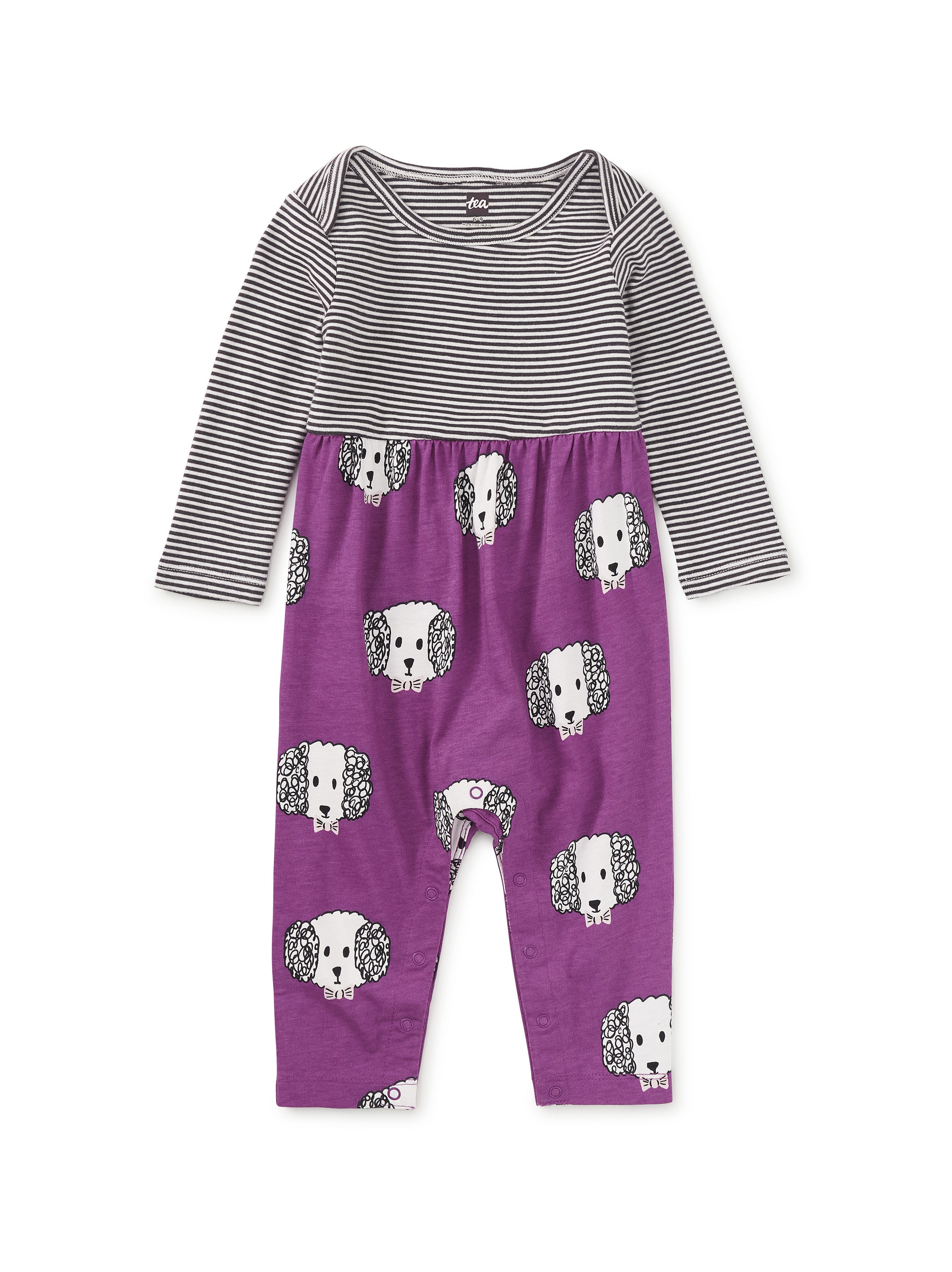 Tea Collection Print Mix Romper Maltipoo Little Sprout