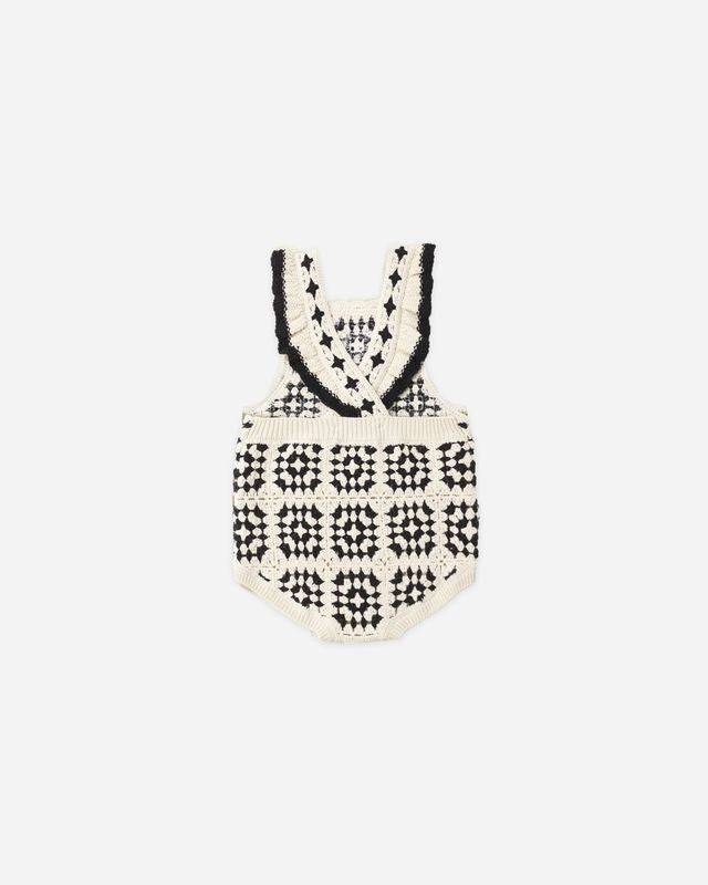 Crochet Romper - Abstract