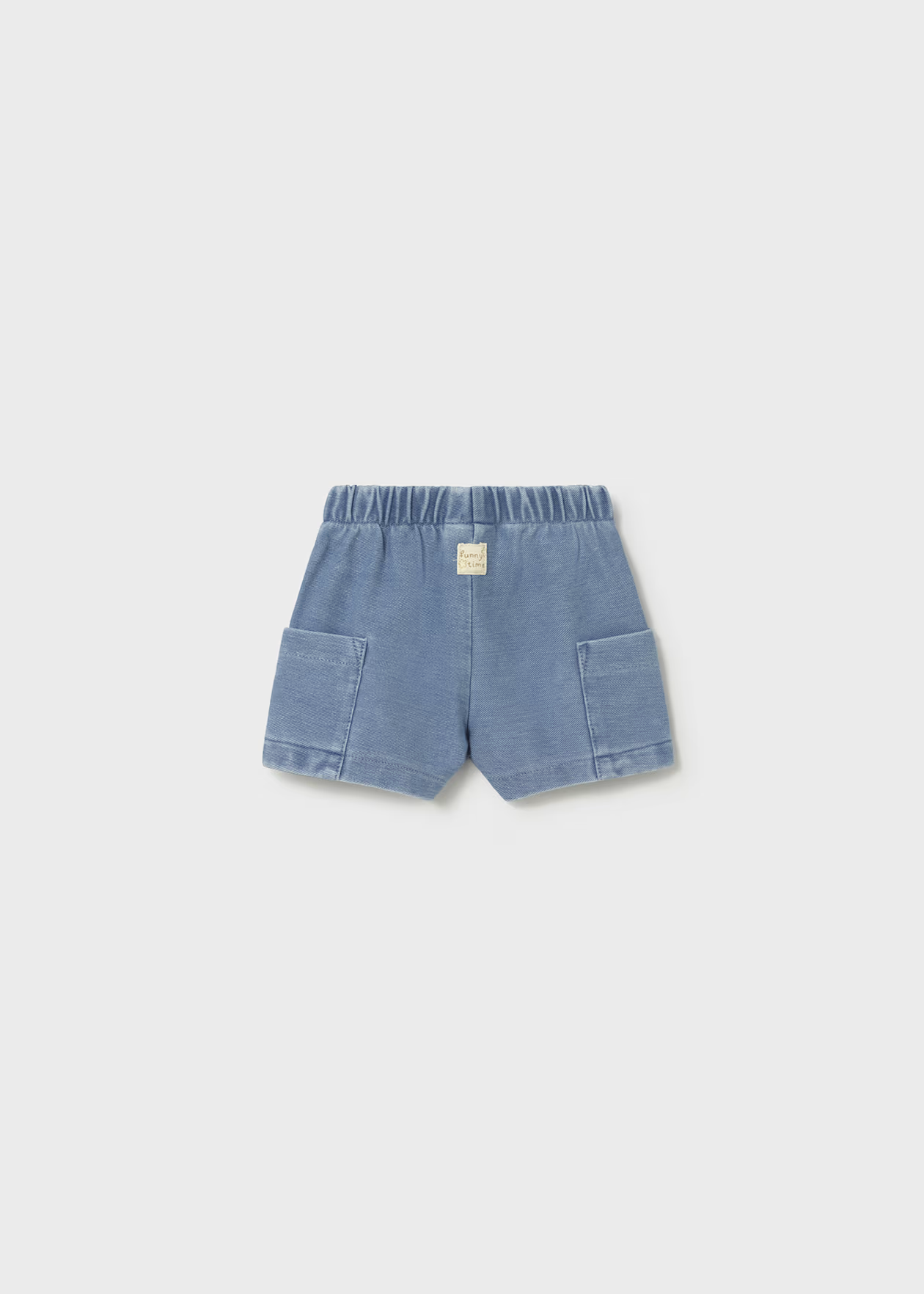 Newborn Shorts - Light Denim