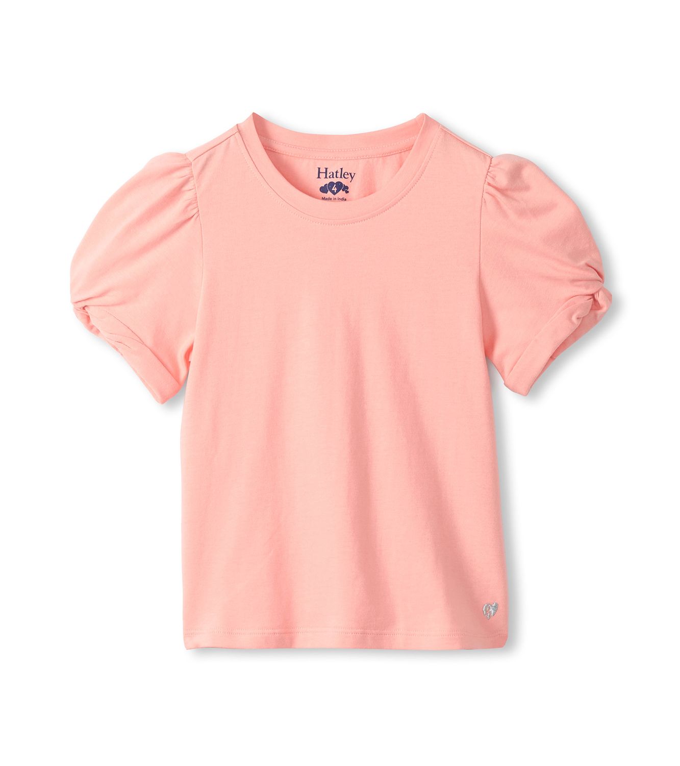 Hatley Apricot Blush Twisted Sleeve Tee Little Sprout