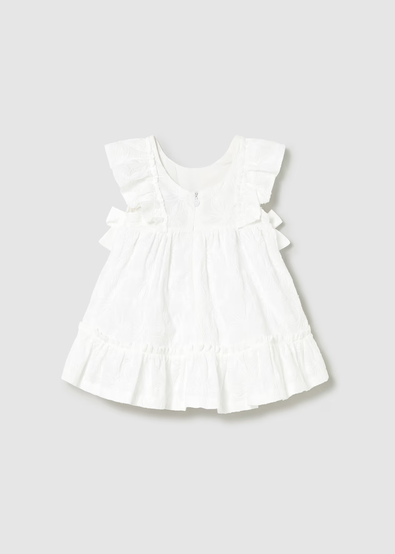 Baby Embroidered Dress - White