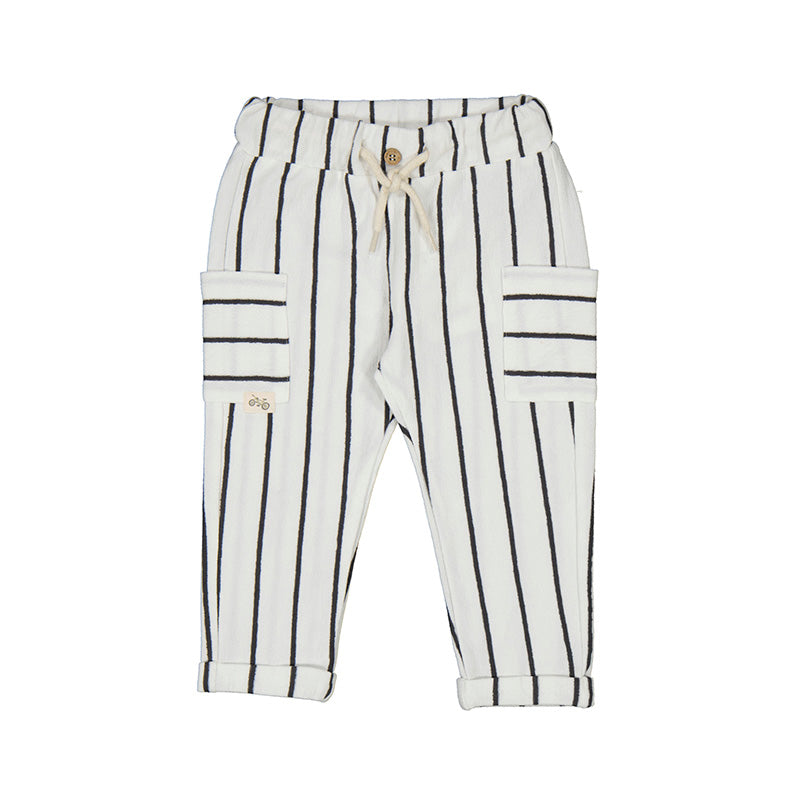 Striped Pants - Cream