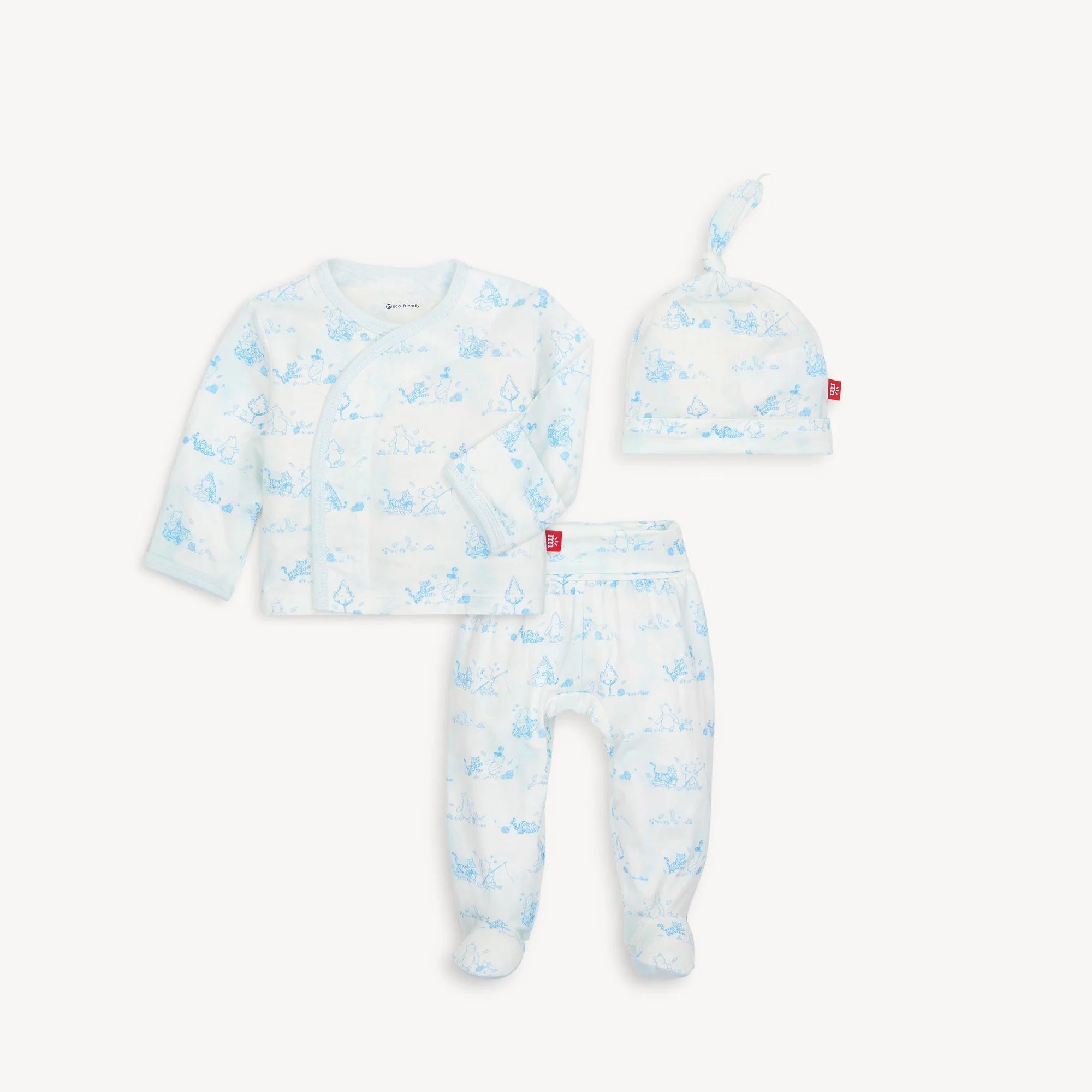 Magnetic Me Pooh in the Woods Kimono Set Little Sprout