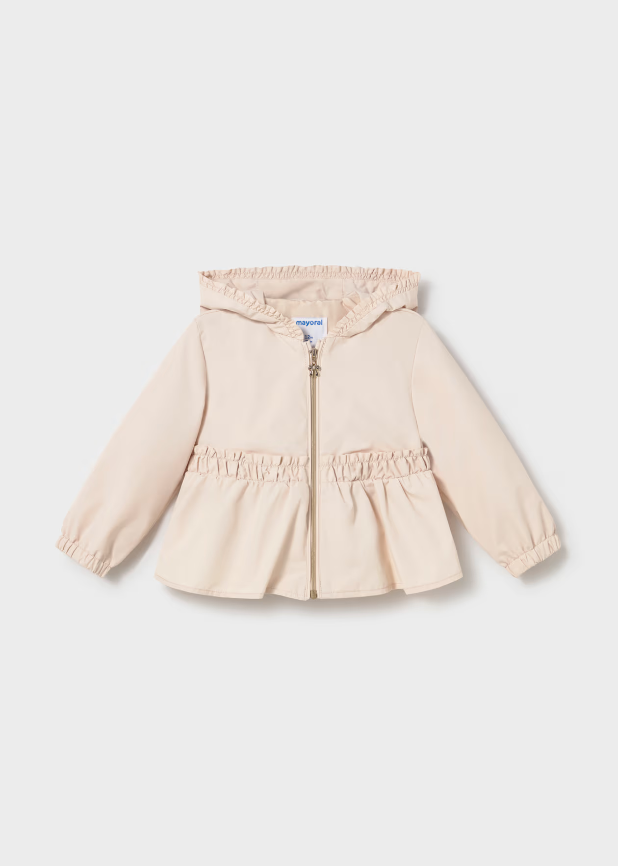 Mayora Baby Hooded Windbreaker Custard Little Sprout