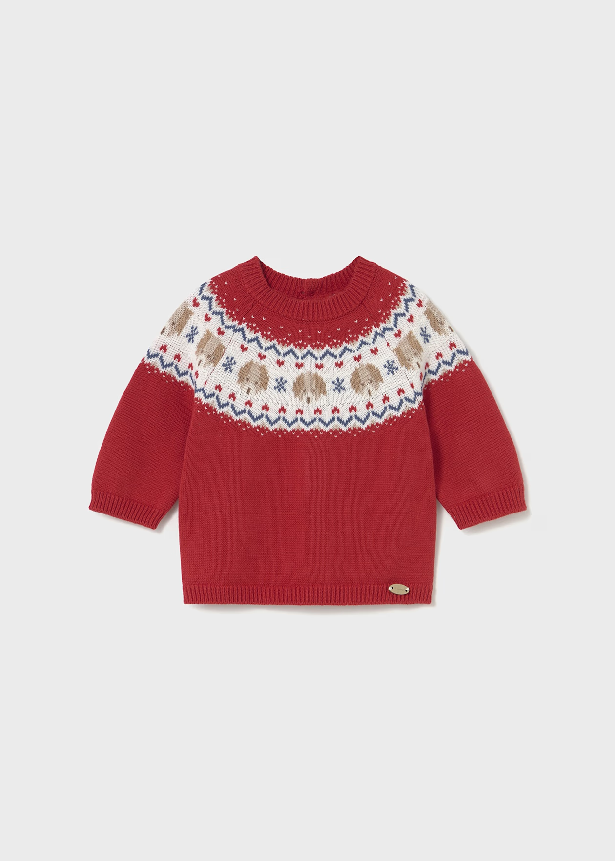 Mayoral Baby Boy Soft Knit Sweater Cherry Little Sprout