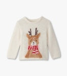 Reindeer Furry Sweater Cami Lace Little Sprout Hatley