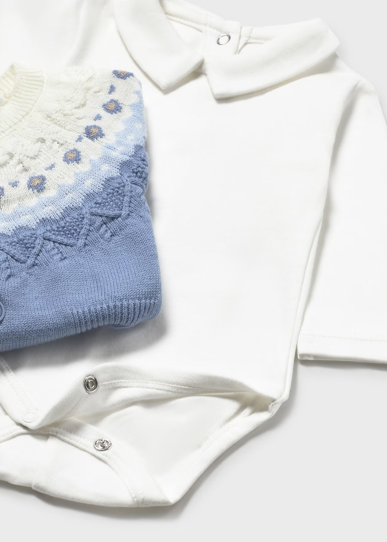 Newborn 3-Piece Knit Set - Cloud