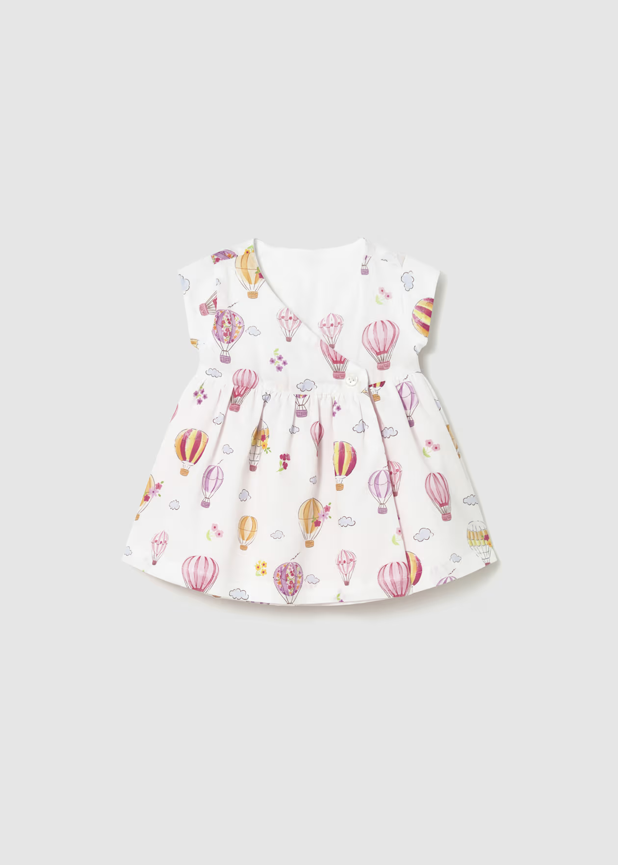 Mayoral Newborn Girl Reversible Dress Pink Little Sprout