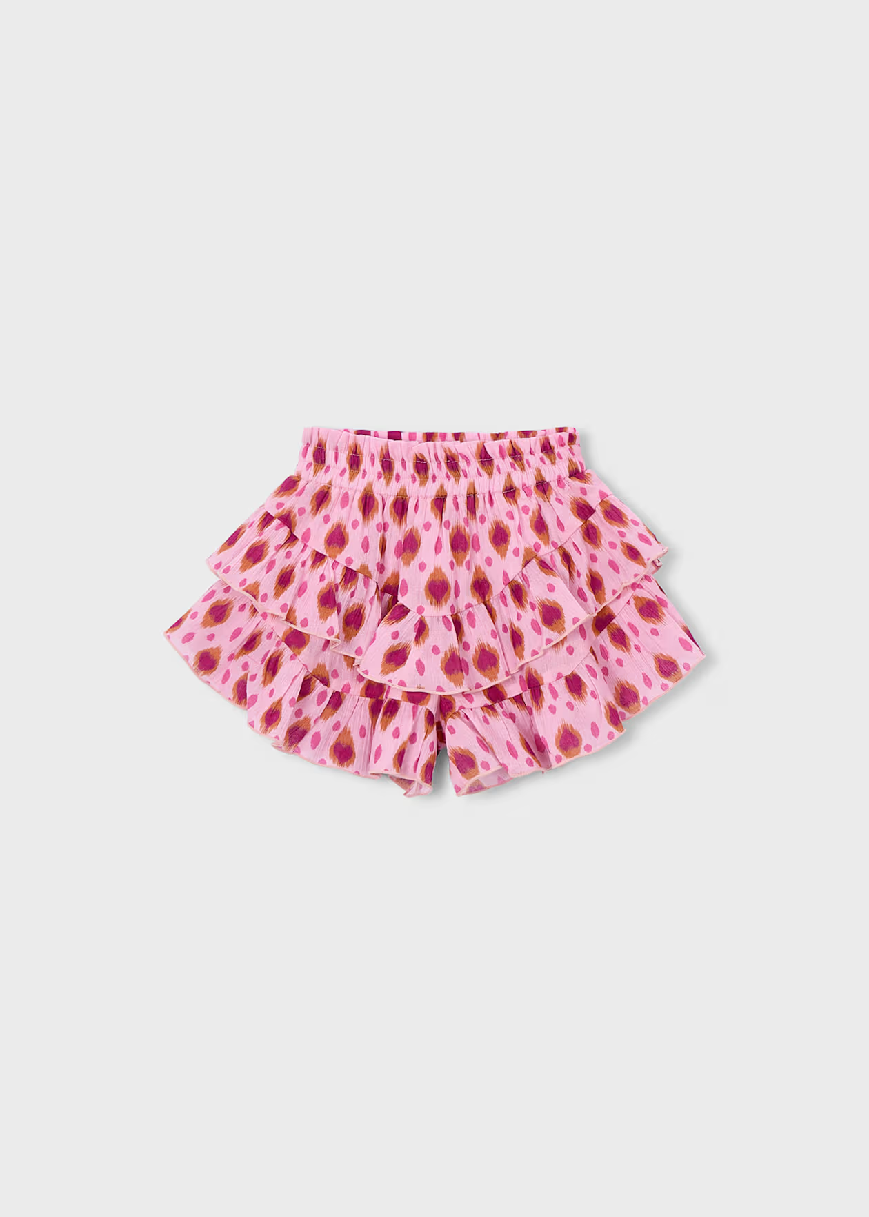 Girl Ruffled Printed Skort Candy Little Sprout
