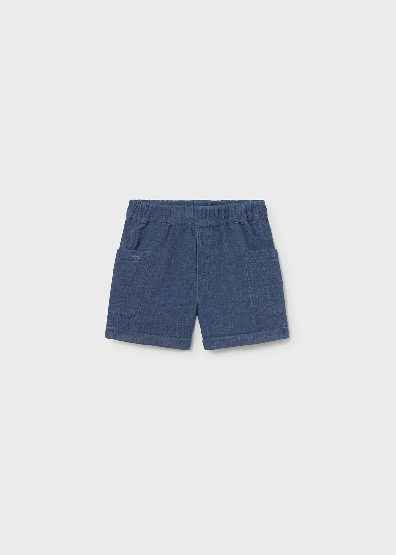 Mayoral Baby Denim Shorts Ocean Little Sprout