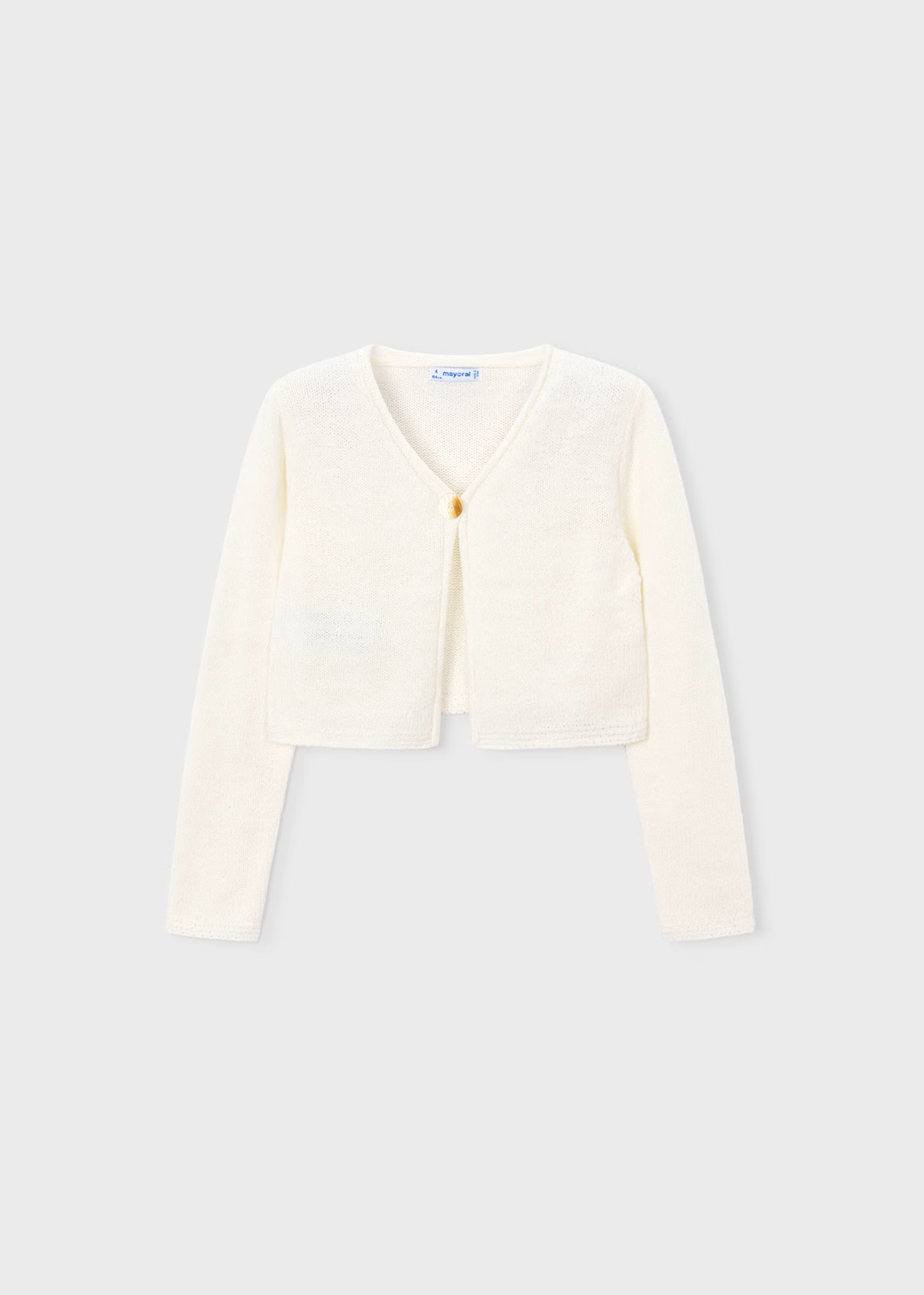 Mayoral Girl Cardigan Natural Little Sprout