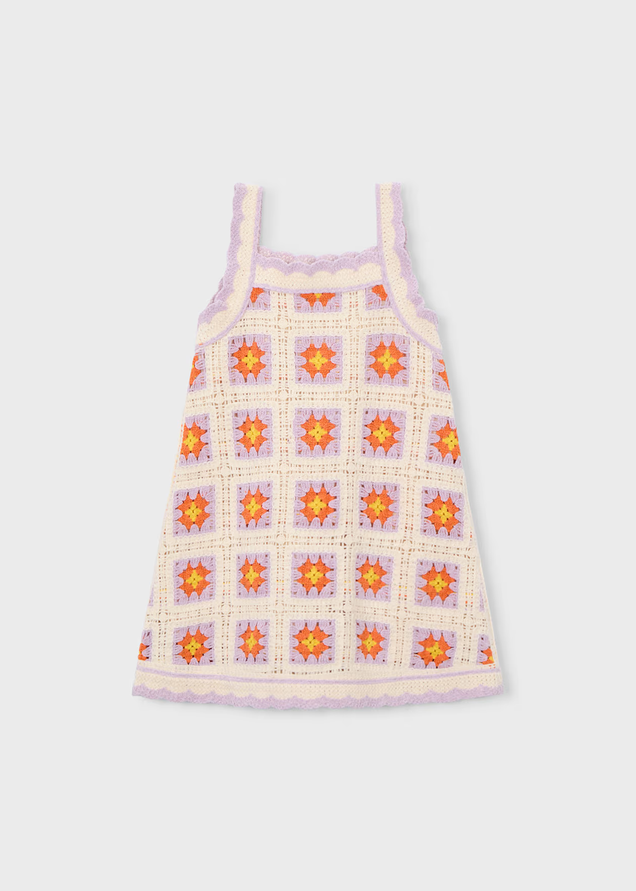 Mayoral Crochet Dress Bone Little Sprout