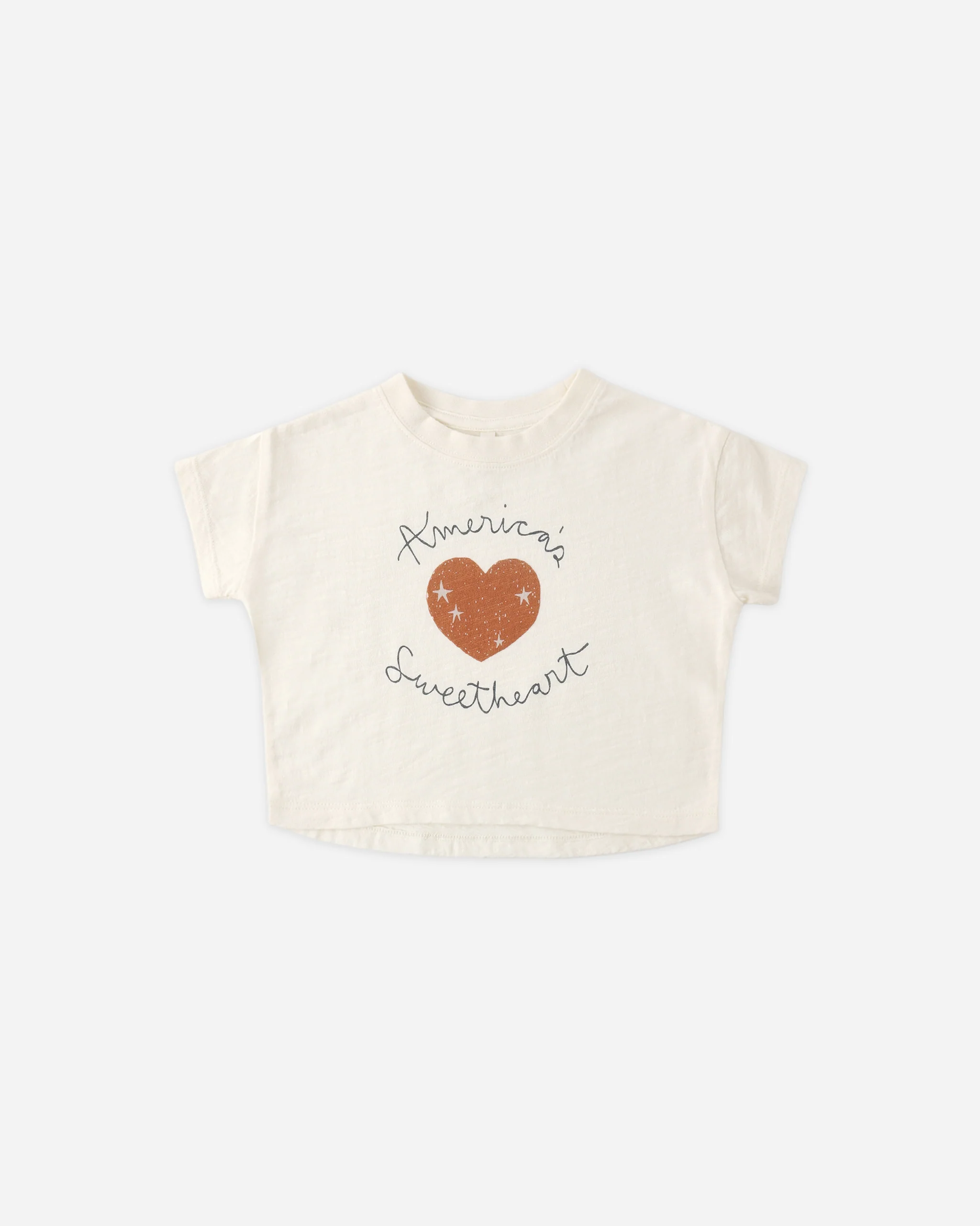 Rylee and Cru Boxy Tee Americas Sweetheart Little Sprout