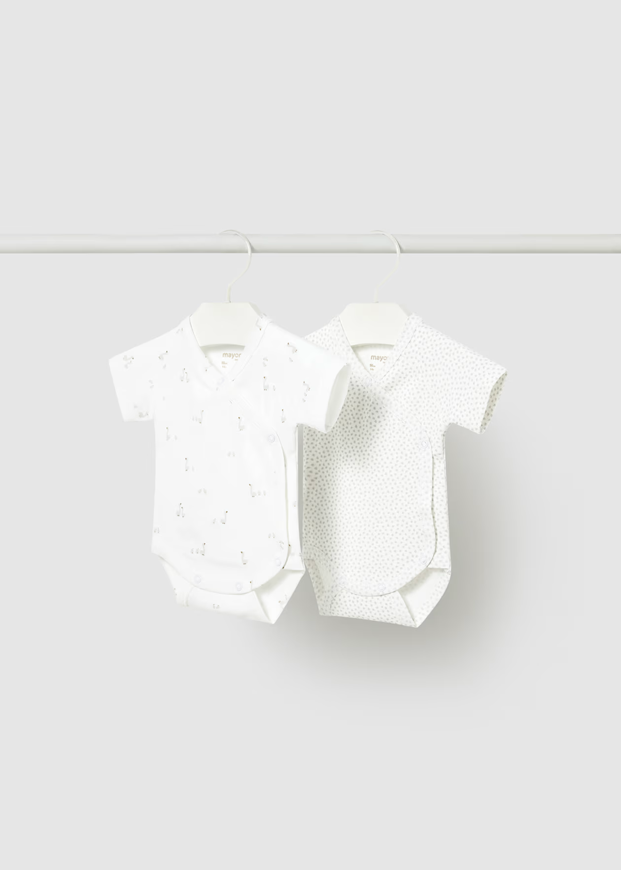 2 Piece Bodysuit White Little Sprout Mayoral