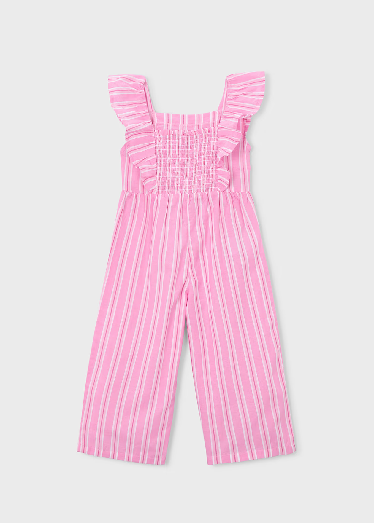 Girl Striped Jumpsuit - Candy