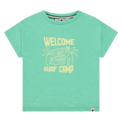 Stains and Stories Boys Short Sleeve T Shirt Emerald Little Sprout