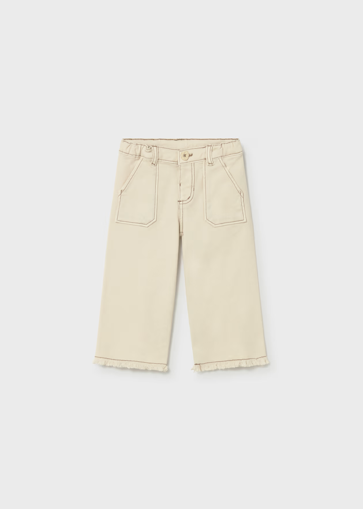 Mayoral Baby Twill Pants Chickpea Little Sprout