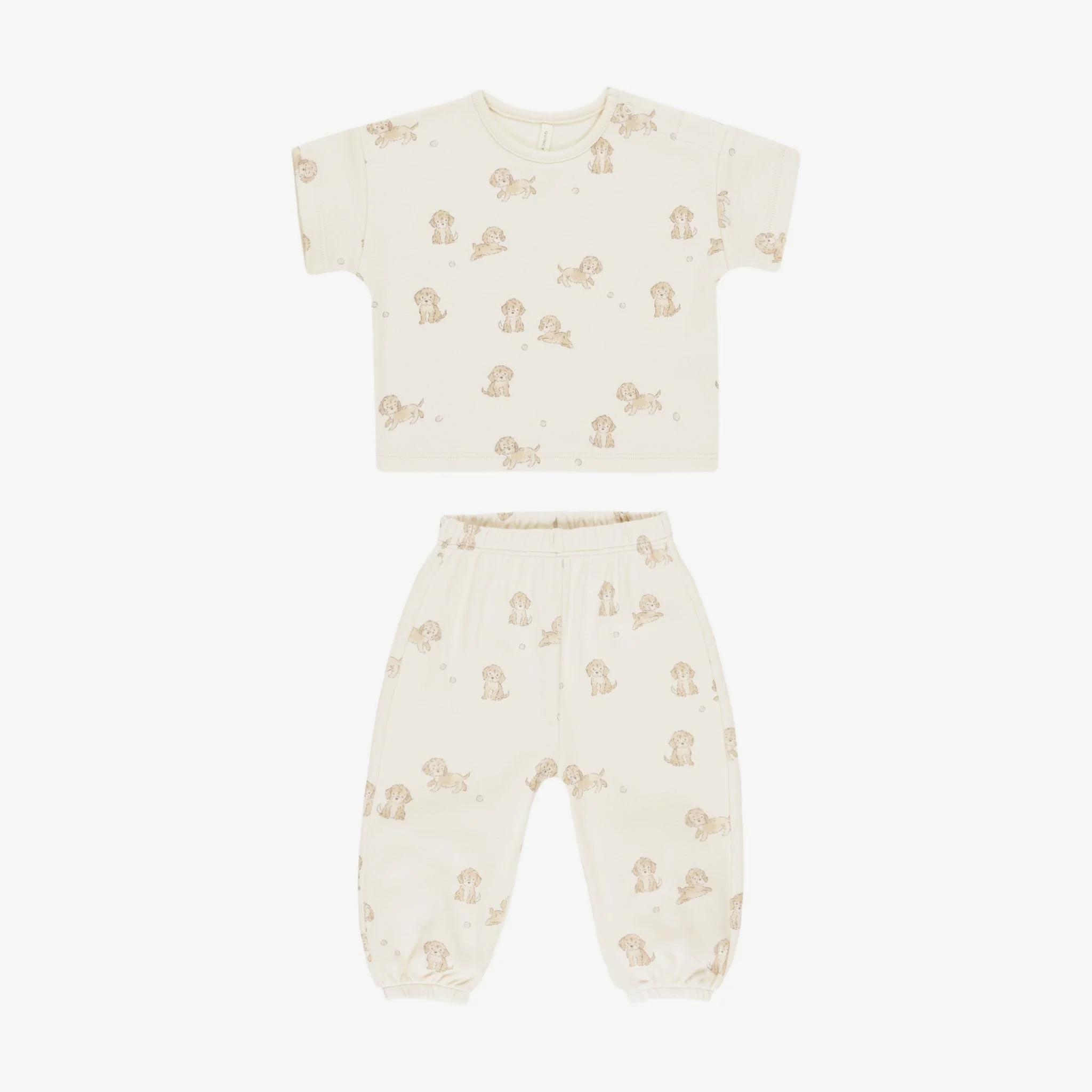 Jersey Tee + Pant Set - Puppies