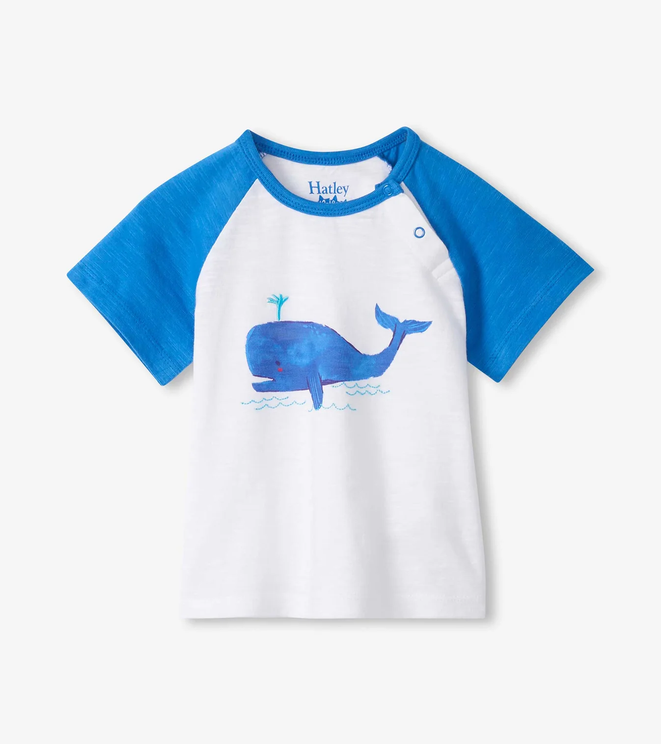 Hatley Spouting Whale Raglan Tee Little Sprout