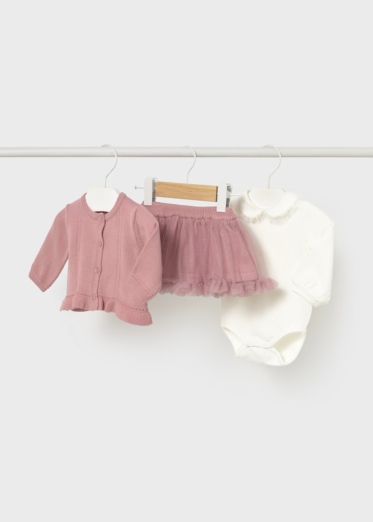 Baby Girl Three Piece Set Petal Mayoral Little Sprout