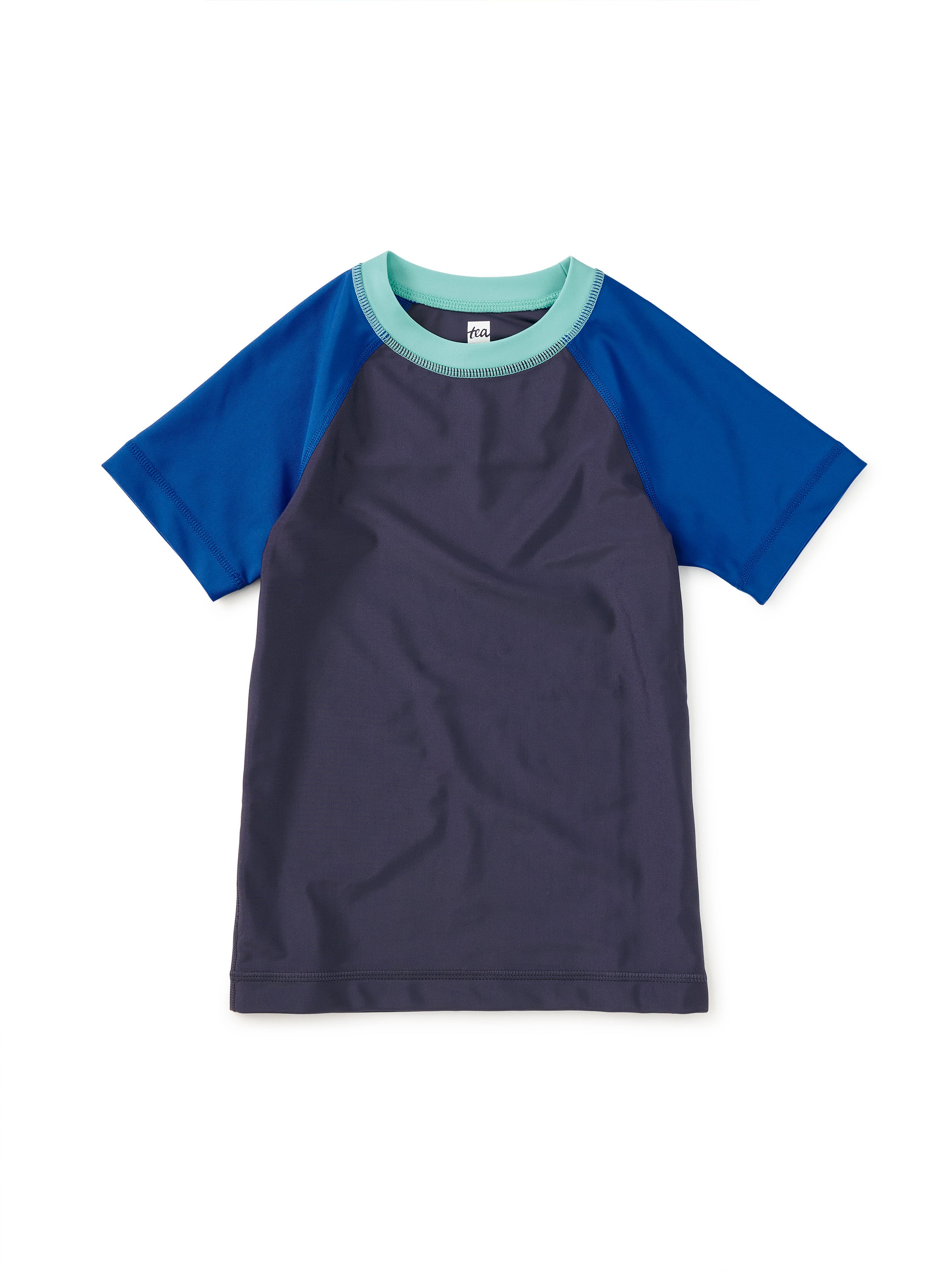 Tea Collection Short Sleeve Rash Guard Indigo Little Sprout