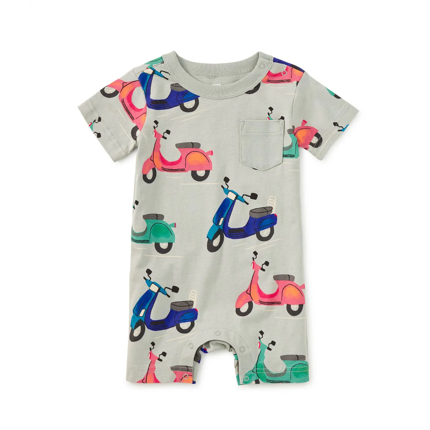 Tea Collection Pocket Shortie Zoom Zoom Espana Little Sprout
