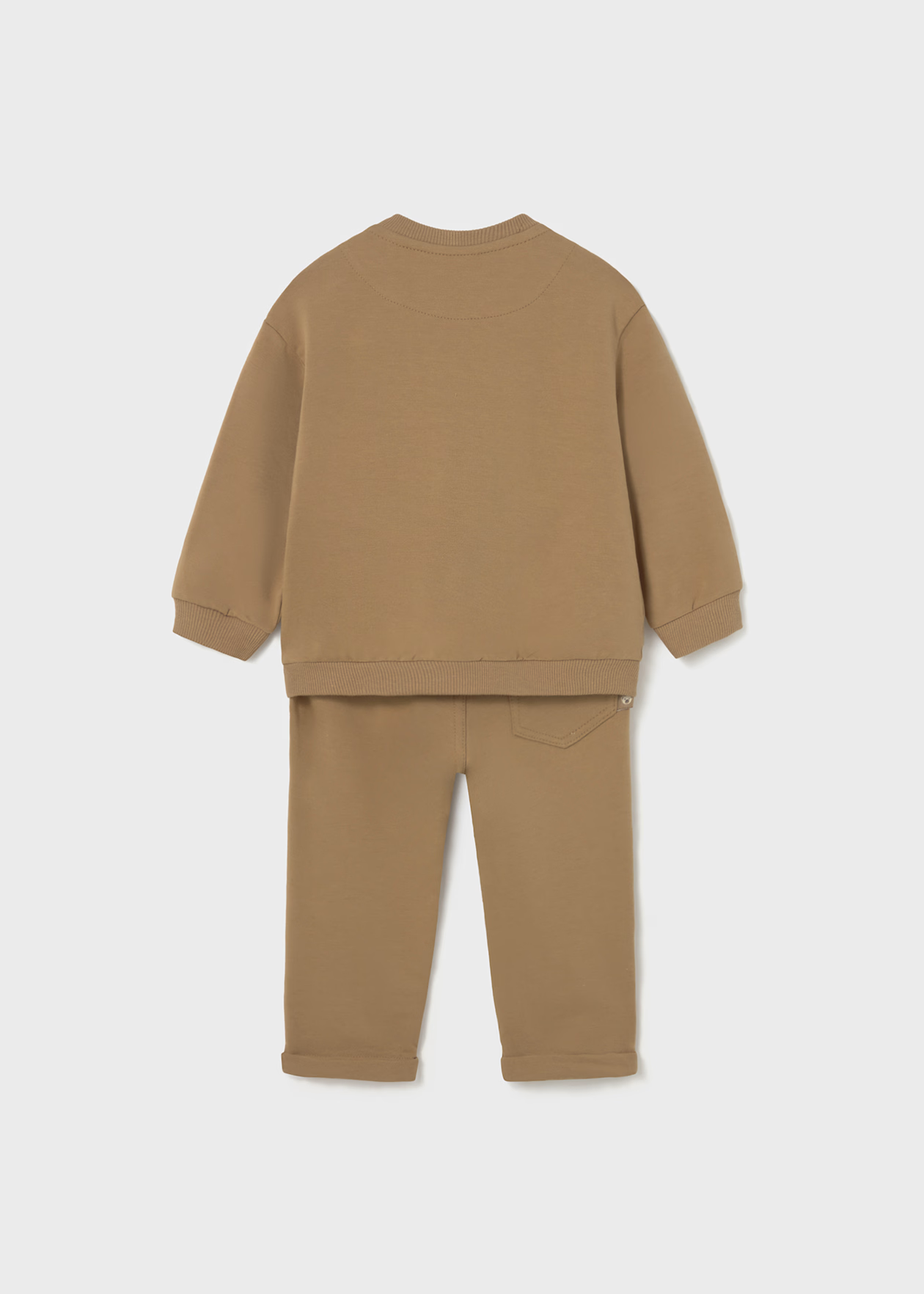 Baby Pants and Sweatshirt Set - Caramel