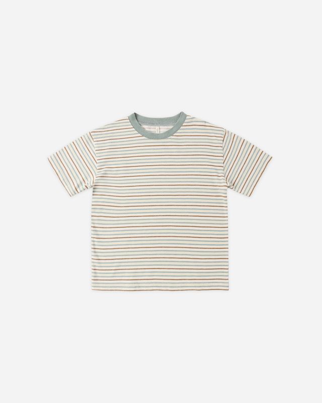 Rylee + Cru Relaxed Tee Vintage Stripe Little Sprout