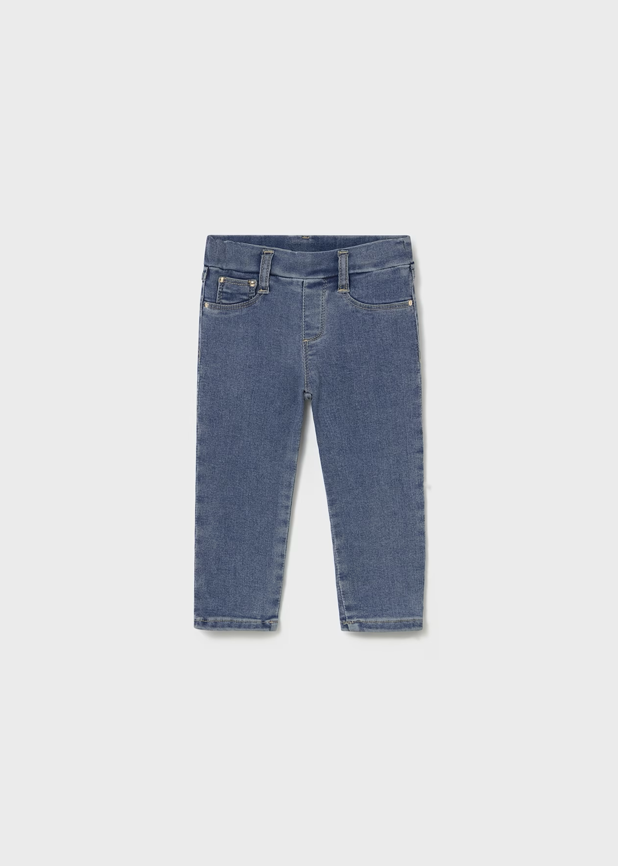 baby Basic Skinny Jeans Medium Denim Little Sprout