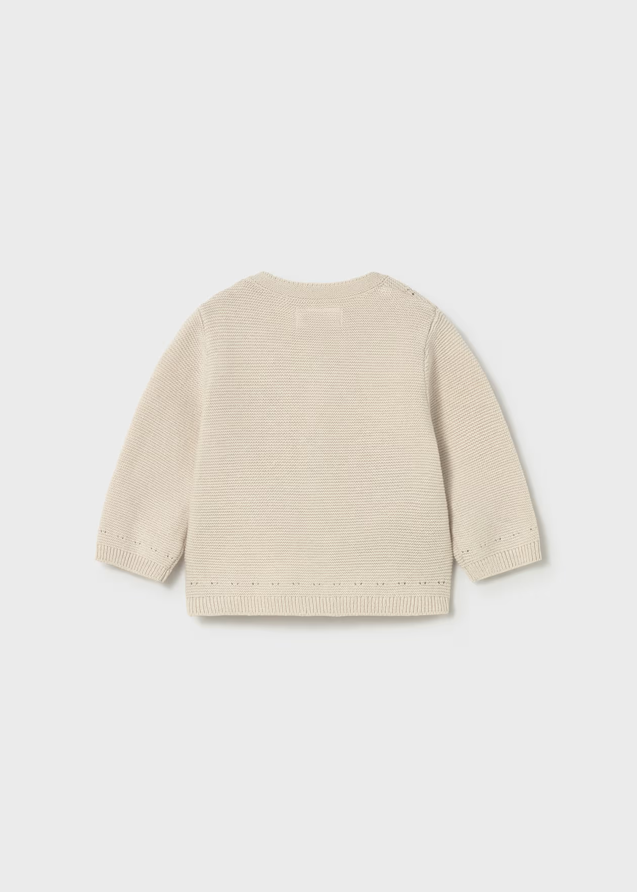 Newborn Girl Knit Cardigan - wheat