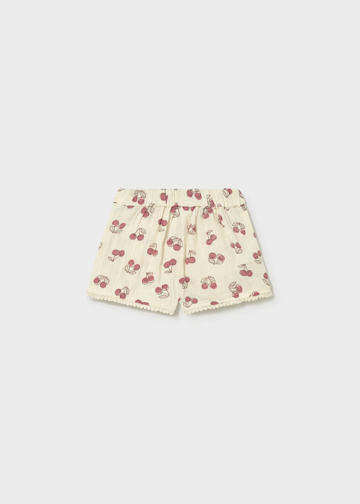 Baby Girl Shorts - Bone