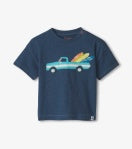 Surf Board Slouchy Tee - Ensign Blue