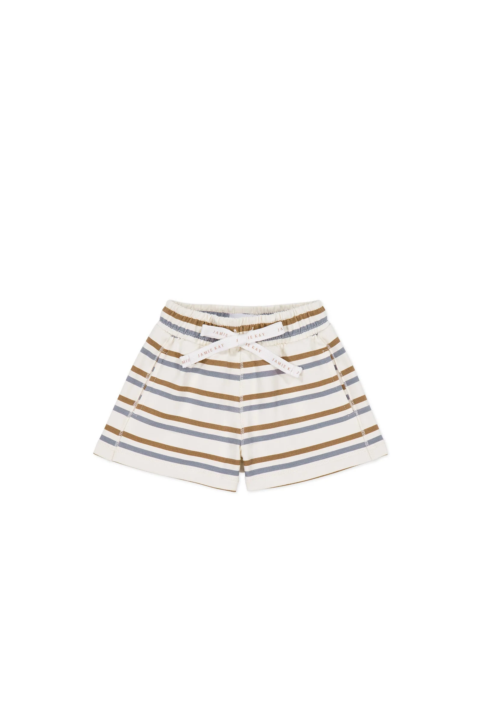Organic Cotton Jalen Short - Hudson Stripe Tiger-Little Sprout