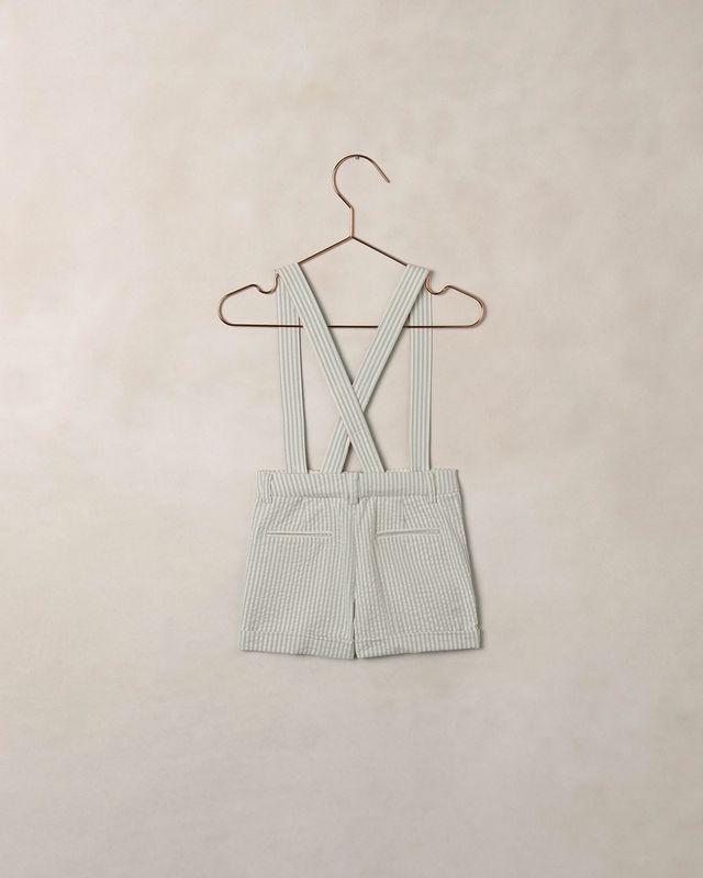 Suspender Short - Sky Stripe