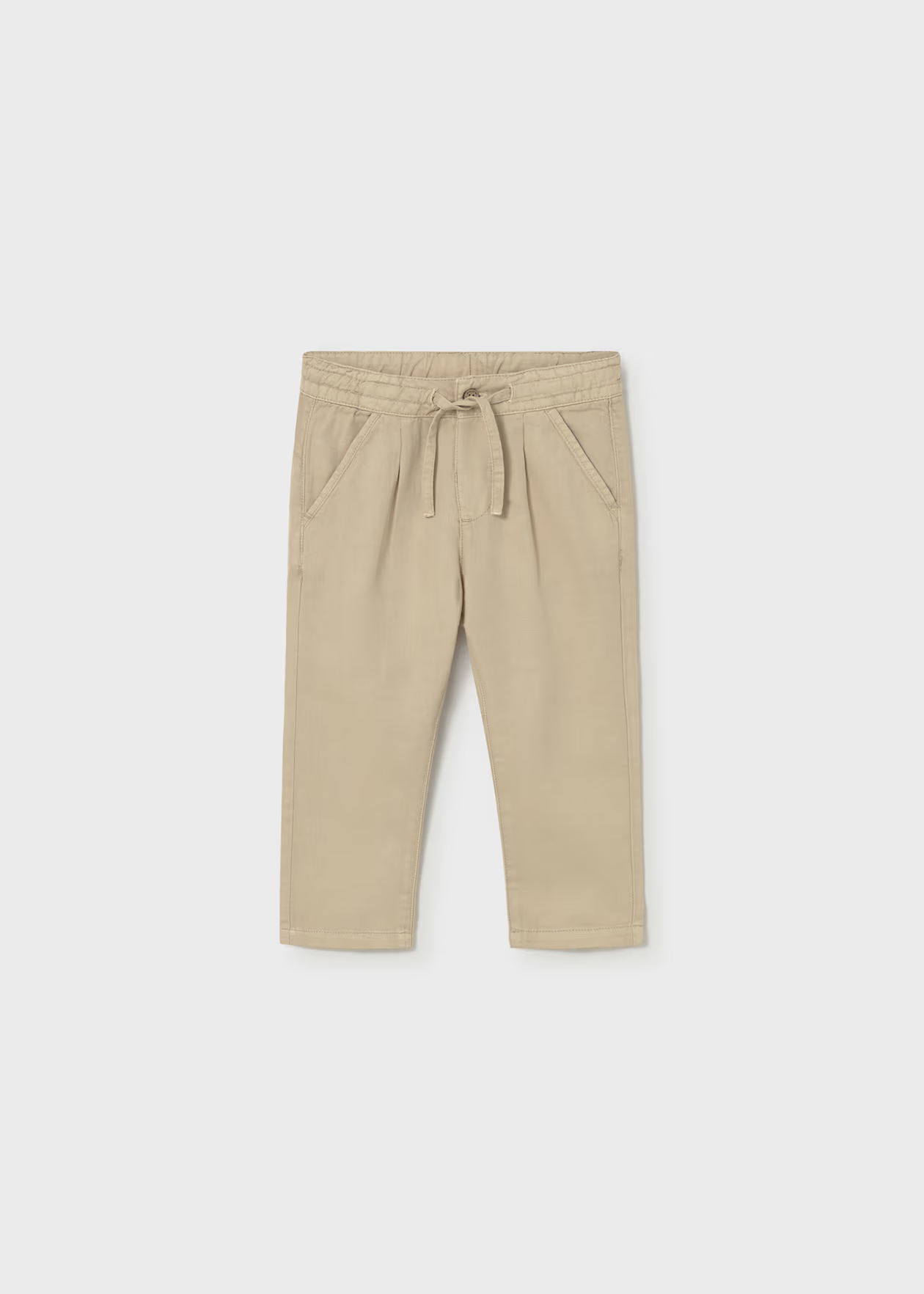 Mayoral Baby Linen Pants Cashew Little Sprout