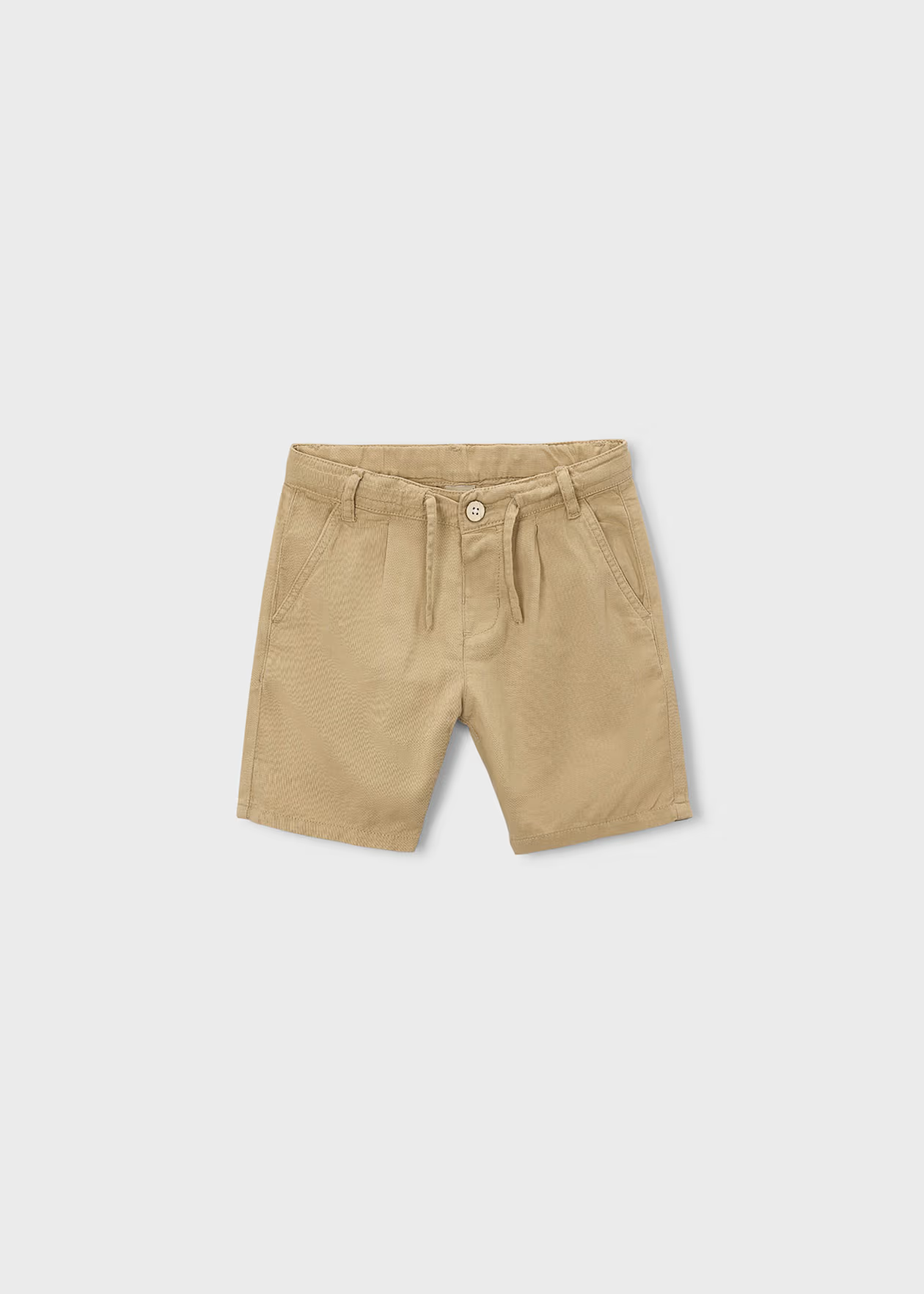 Mayoral Boy Linen Relaxed Fit Shorts Mocca Little Sprout