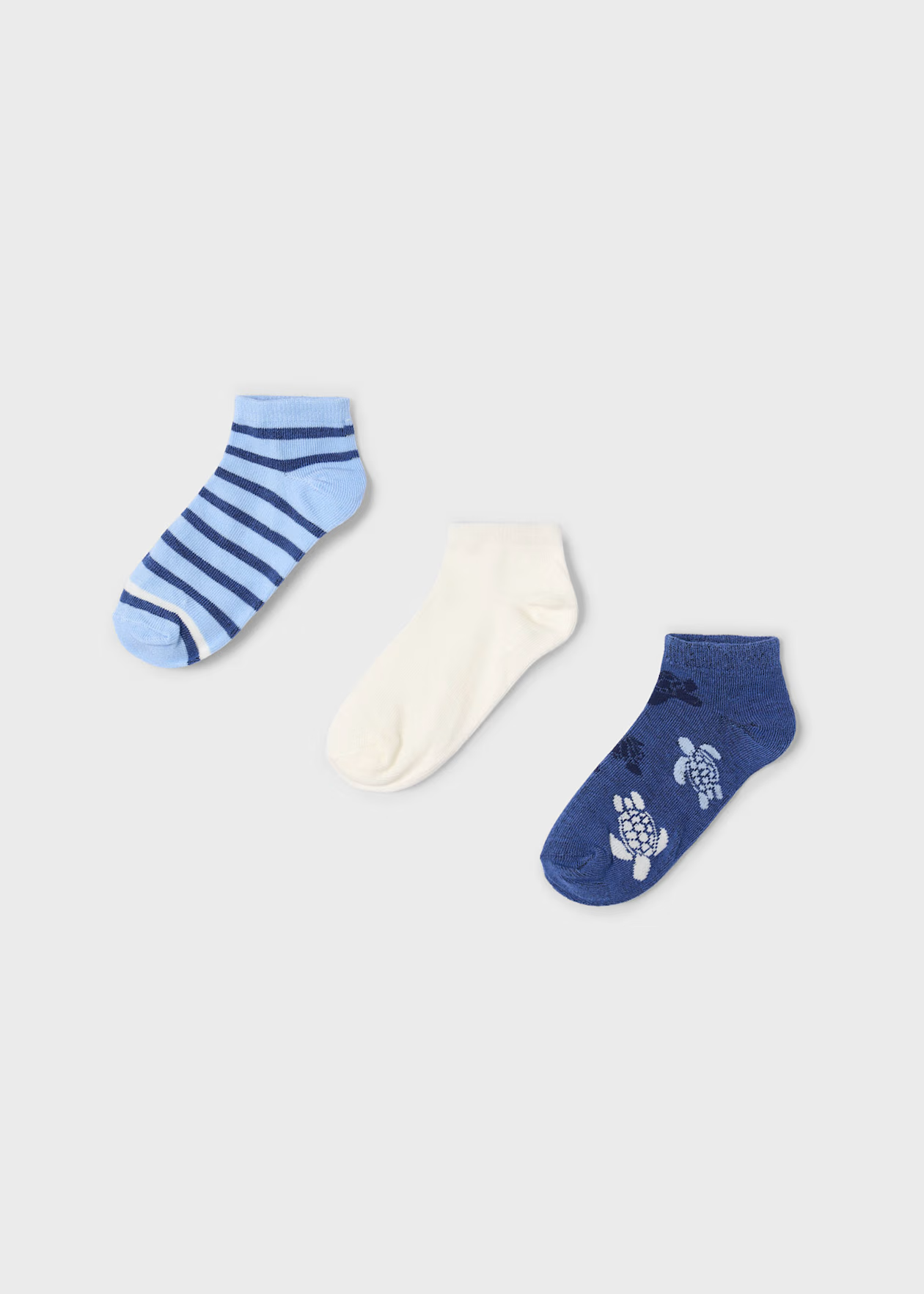 Set of 3 Mixed Socks - Stream-Little Sprout