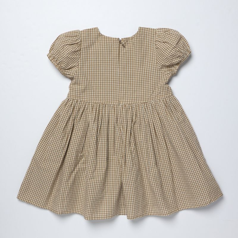 Breyton Dress - Cocoa Gingham